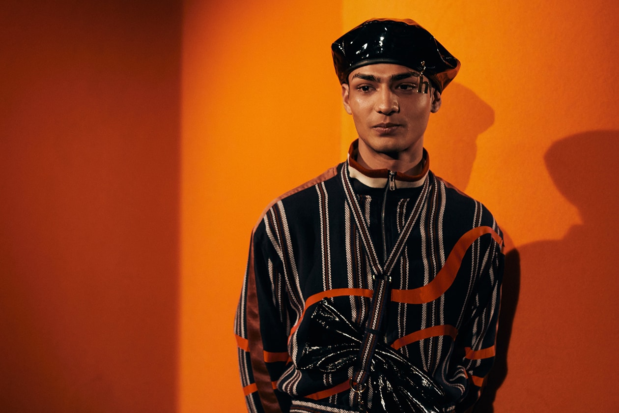 ahluwalia studio priya backstage fall winter 2020 adidas superstar clarks wallabee sustainable 60s 1965 Barbara Brown release information first look collection