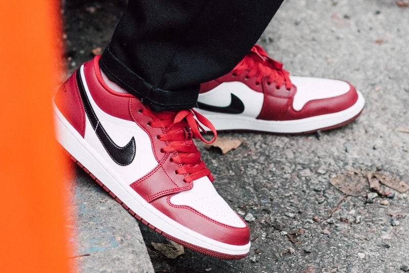 air jordan 1 low noble red white black 553558 604 release date info photos price