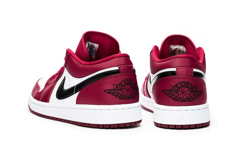 air jordan 1 low noble red white black 553558 604 release date info photos price