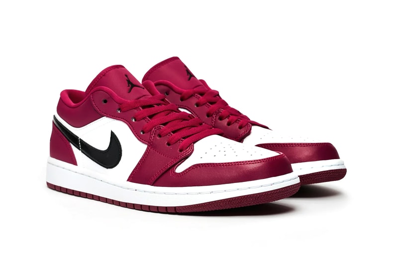 air jordan 1 low noble red white black 553558 604 release date info photos price