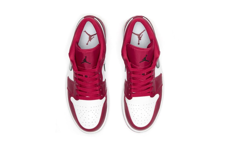 air jordan 1 low noble red white black 553558 604 release date info photos price