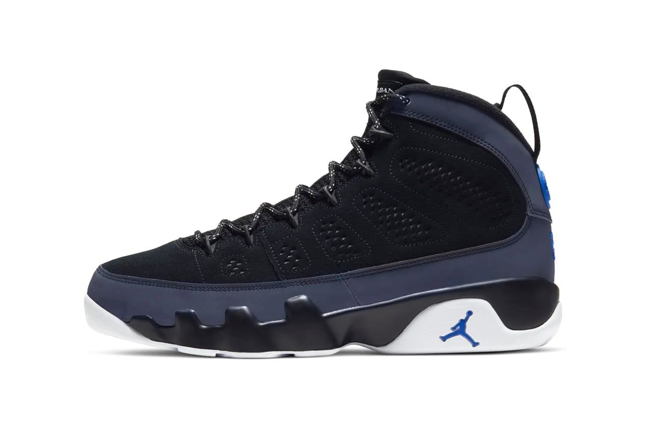 Air Jordan 9 Black/Smoke Grey Release 