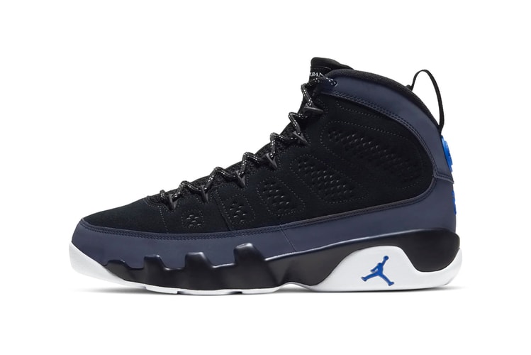 Air Jordan 9 Receives a Sleek Black & Smoke Grey Colorway