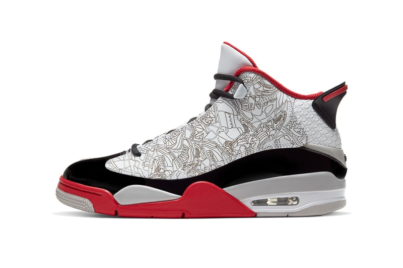 air jordan dub zero white varsity red neutral grey black 311046-116 release date info photos price