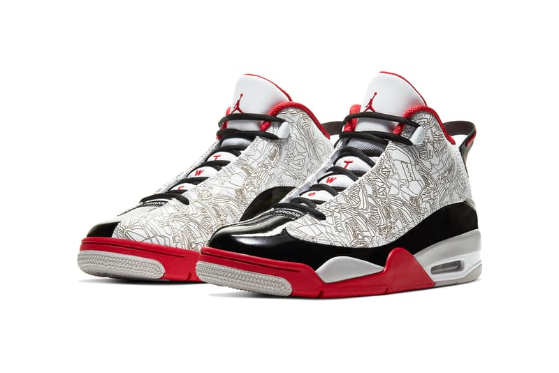 air jordan dub zero white varsity red neutral grey black 311046-116 release date info photos price