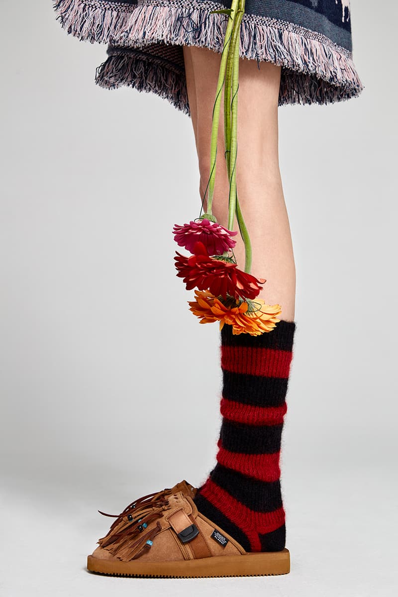ALANUI x SUICOKE Pre-Fall 2020 Zavo Mule Release Information Capsule Collection Footwear Drop Milan Label Japanese Design Patchwork Leopard Pony Skin Suede Beaded Fringes