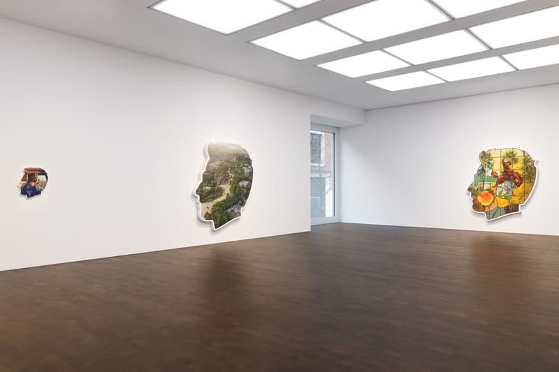 Alex Israel "Always On My Mind" Solo Exhibition Gagosian Gallery London Self-Portraits Los Angeles Fiberglass Panel Wheel of Fortune Mulholland Drive Griffith Observatory