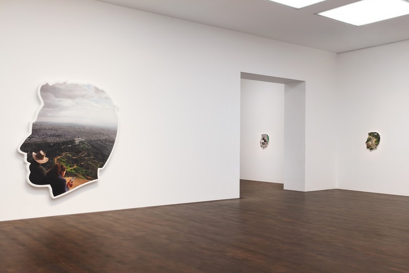 Alex Israel "Always On My Mind" Solo Exhibition Gagosian Gallery London Self-Portraits Los Angeles Fiberglass Panel Wheel of Fortune Mulholland Drive Griffith Observatory