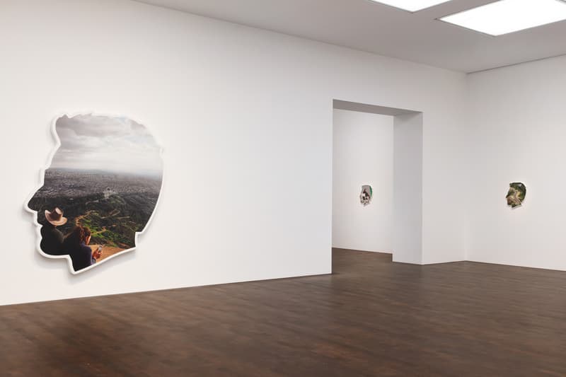 Alex Israel "Always On My Mind" Solo Exhibition Gagosian Gallery London Self-Portraits Los Angeles Fiberglass Panel Wheel of Fortune Mulholland Drive Griffith Observatory