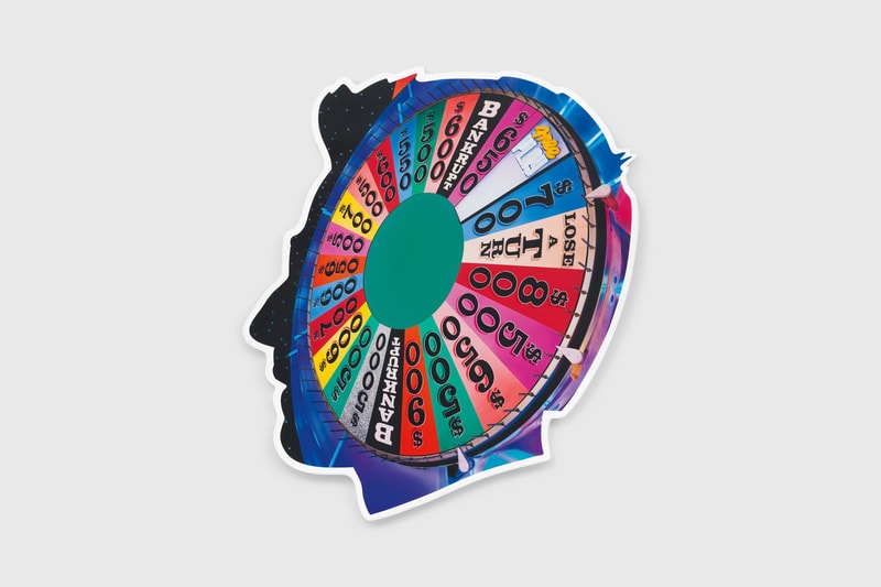 Alex Israel "Always On My Mind" Solo Exhibition Gagosian Gallery London Self-Portraits Los Angeles Fiberglass Panel Wheel of Fortune Mulholland Drive Griffith Observatory