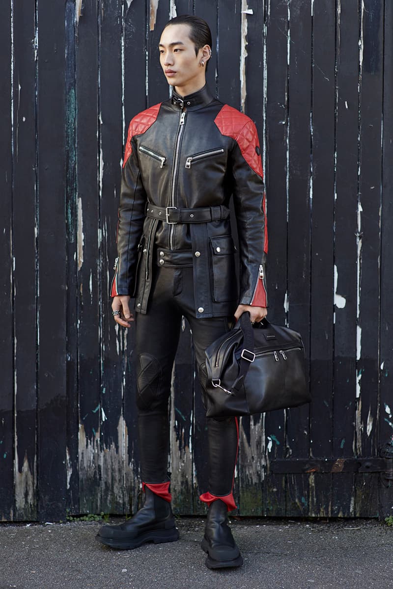 Alexander McQueen Fall/Winter 2020 Menswear Lookbook Collection Sarah Burton Creative Director Double-breasted overcoats Tailoring Military Coats Jackets Milan Fashion Week
