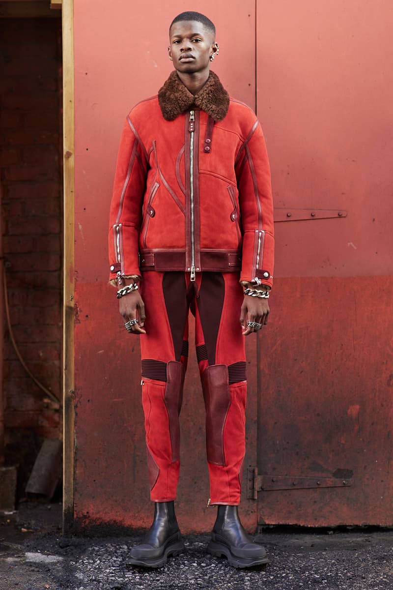 Alexander McQueen Fall/Winter 2020 Menswear Lookbook Collection Sarah Burton Creative Director Double-breasted overcoats Tailoring Military Coats Jackets Milan Fashion Week