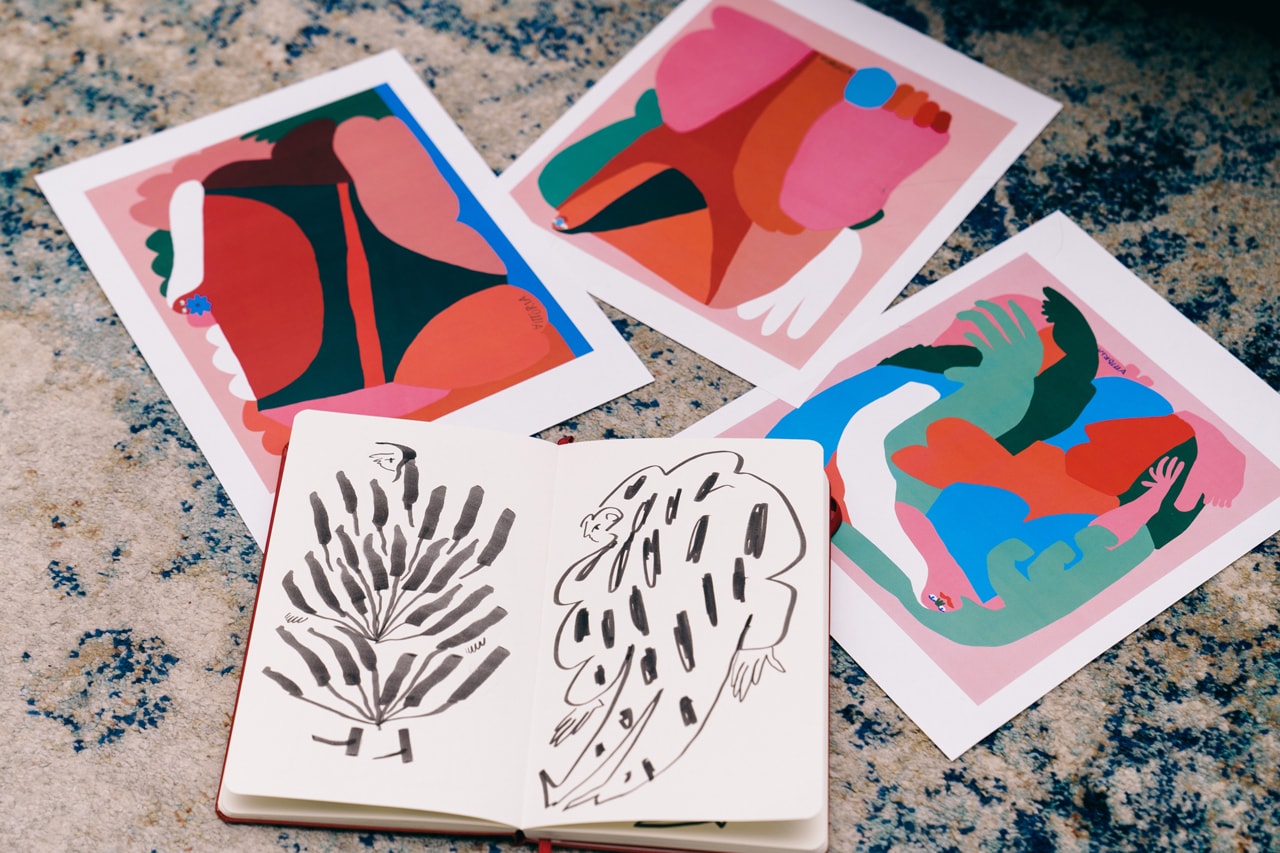 Amber Vittoria Graphic Digital Illustrator Female Forms Women Colorful gucci adidas k swiss le bon marche