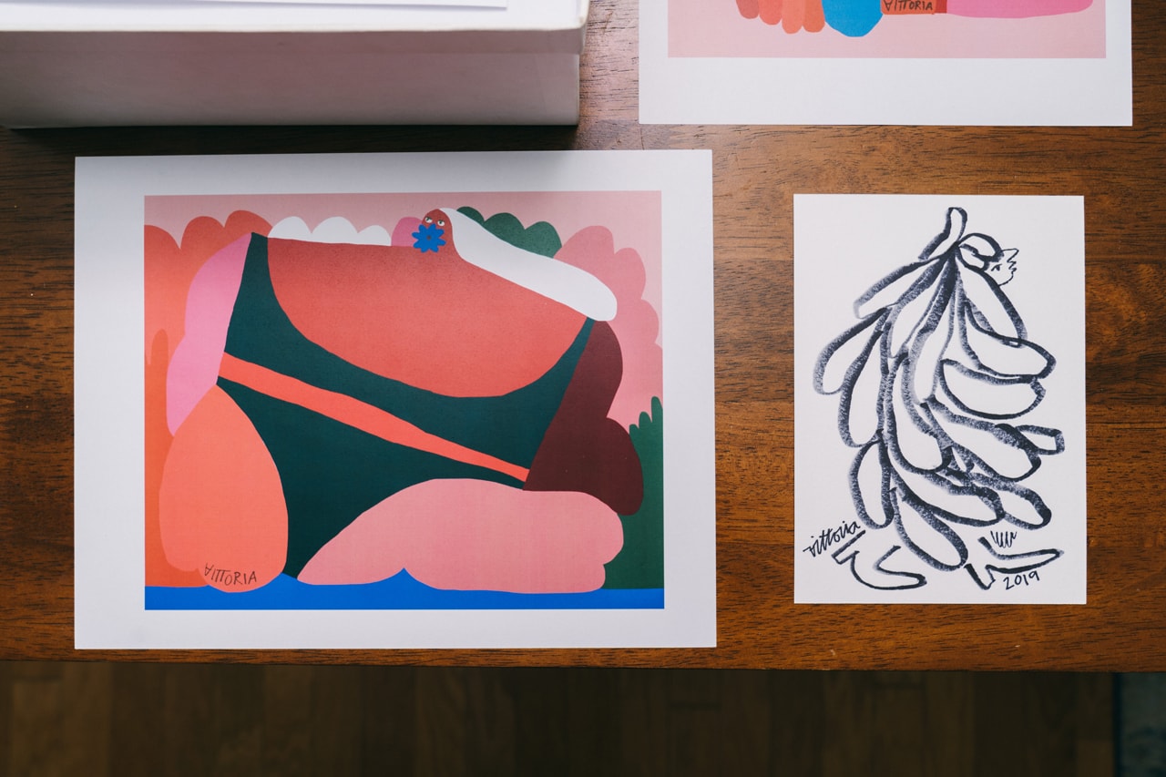 Amber Vittoria Graphic Digital Illustrator Female Forms Women Colorful gucci adidas k swiss le bon marche