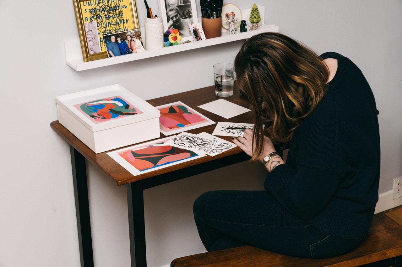 Amber Vittoria Graphic Digital Illustrator Female Forms Women Colorful gucci adidas k swiss le bon marche