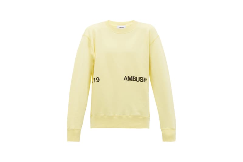ambush spring summer 2020 collection exclusives matchesfashion matches fashion ombre cotton jersey sweatpants sweatshirt logo print tshirt fleece jacket yoon ahn verbal