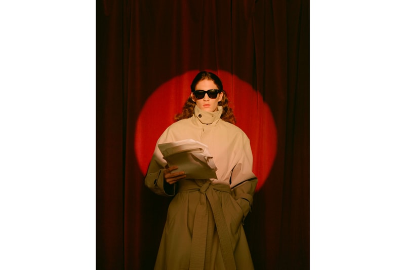 AMI Spring Summer 2020 campaign Lookbook collection paris french ami alexandre mattiussi essentials basics coats jackets leather theater black and white photography spotlight shirts dress pants