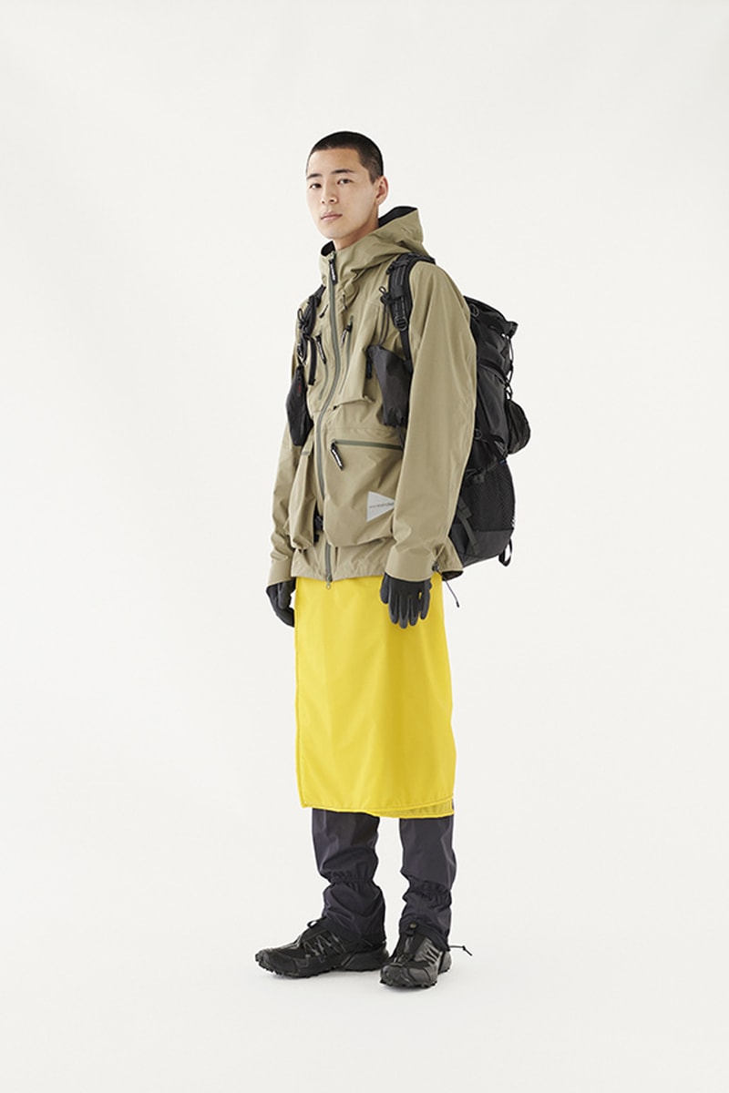and WANDER Spring Summer 2020 Lookbook collection japanese Keita Ikeuchi Mihoko Mori technical hi tech functional utility progressive breathable waterproof jackets coats windbreakers