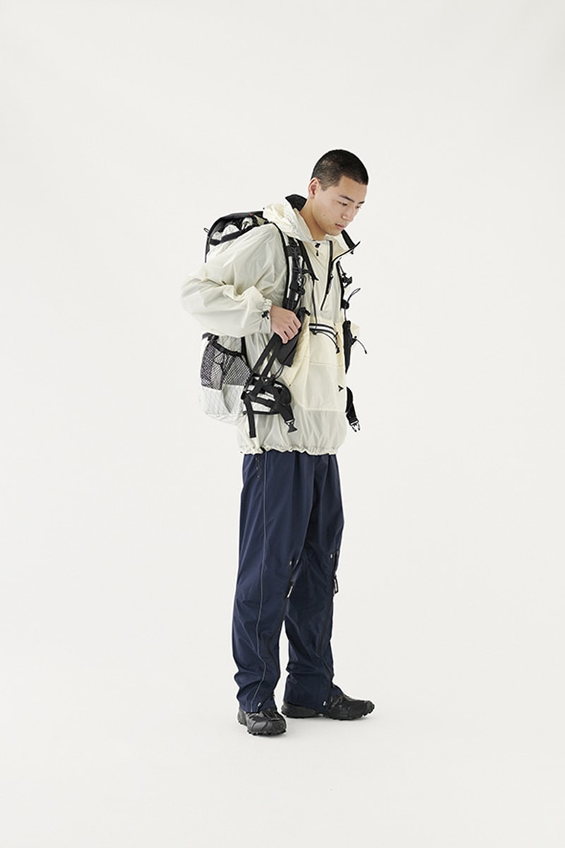 and WANDER Spring Summer 2020 Lookbook collection japanese Keita Ikeuchi Mihoko Mori technical hi tech functional utility progressive breathable waterproof jackets coats windbreakers