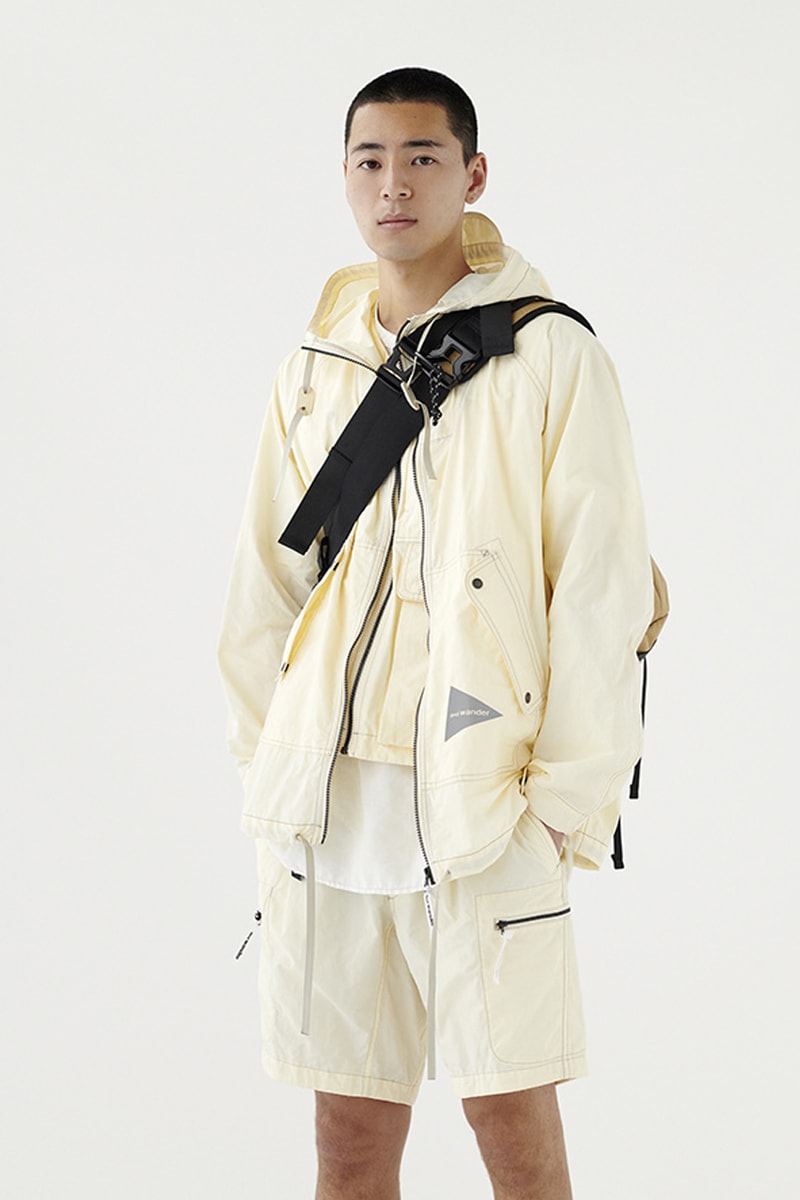 and WANDER Spring Summer 2020 Lookbook collection japanese Keita Ikeuchi Mihoko Mori technical hi tech functional utility progressive breathable waterproof jackets coats windbreakers