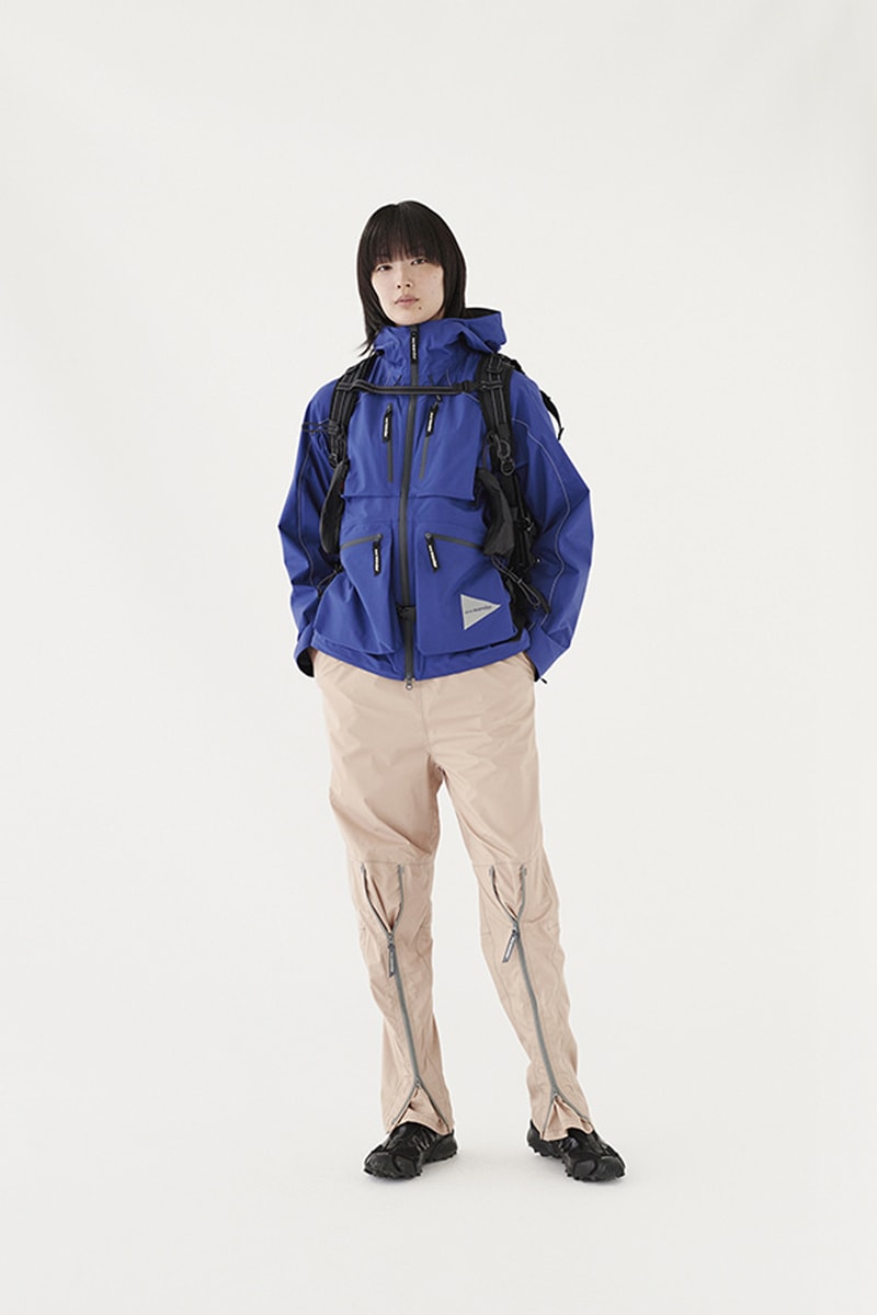 and WANDER Spring Summer 2020 Lookbook collection japanese Keita Ikeuchi Mihoko Mori technical hi tech functional utility progressive breathable waterproof jackets coats windbreakers