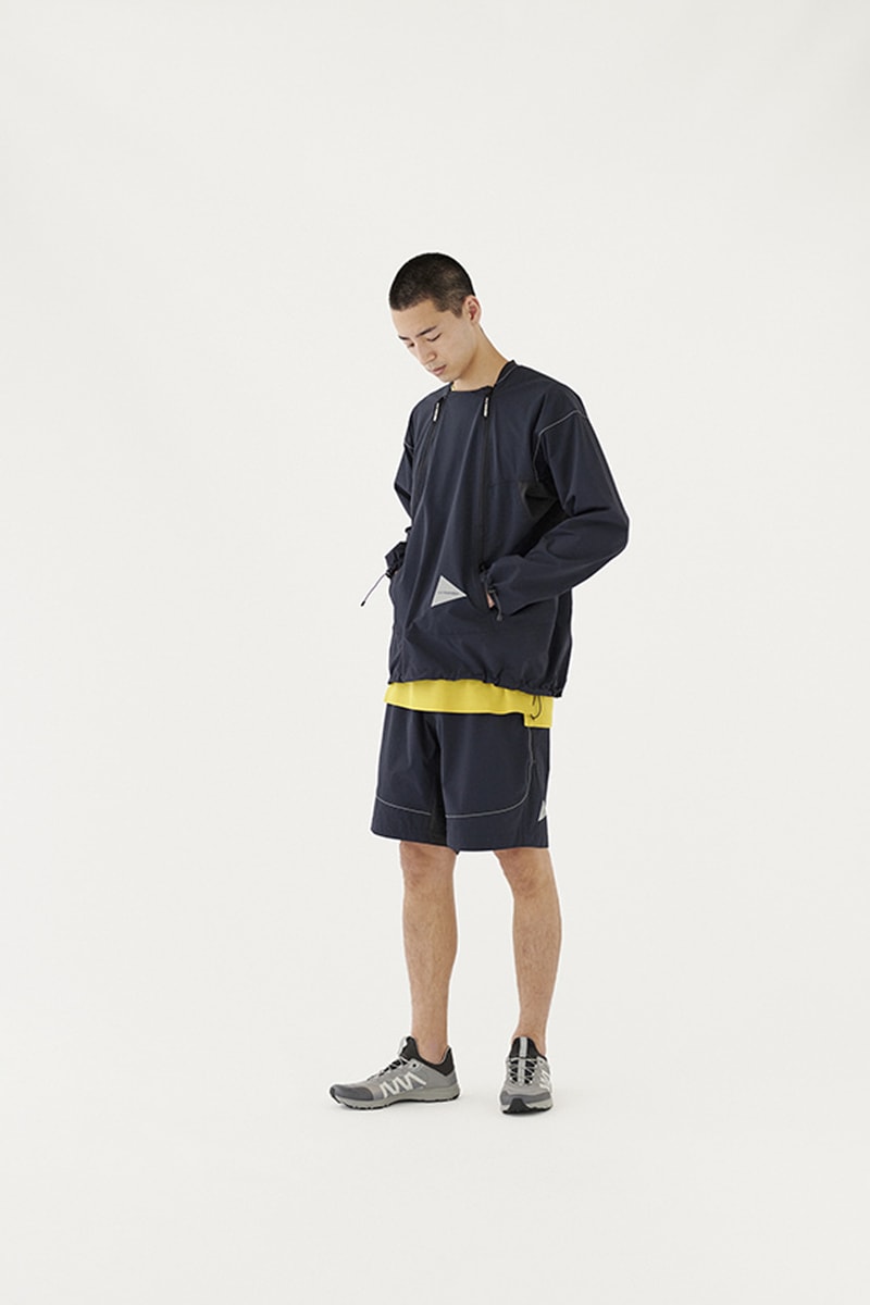 and WANDER Spring Summer 2020 Lookbook collection japanese Keita Ikeuchi Mihoko Mori technical hi tech functional utility progressive breathable waterproof jackets coats windbreakers