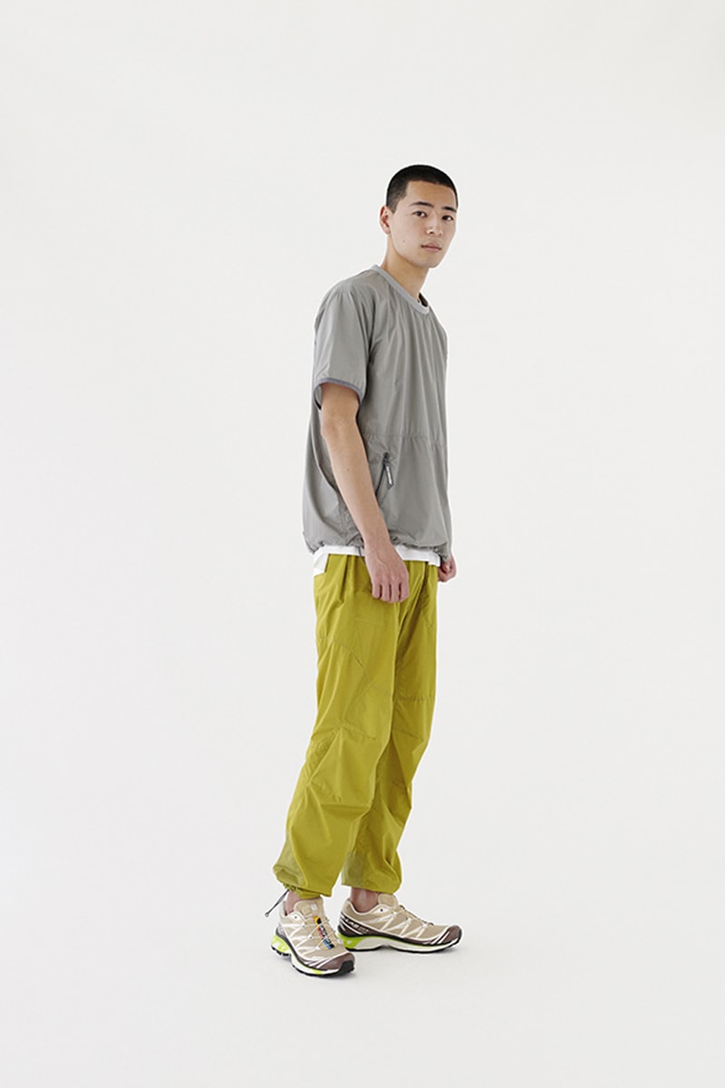 and WANDER Spring Summer 2020 Lookbook collection japanese Keita Ikeuchi Mihoko Mori technical hi tech functional utility progressive breathable waterproof jackets coats windbreakers