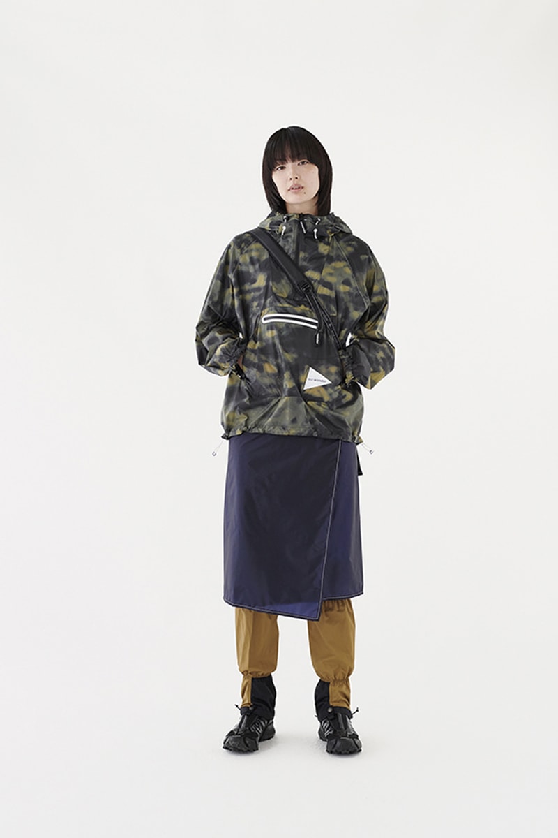 and WANDER Spring Summer 2020 Lookbook collection japanese Keita Ikeuchi Mihoko Mori technical hi tech functional utility progressive breathable waterproof jackets coats windbreakers