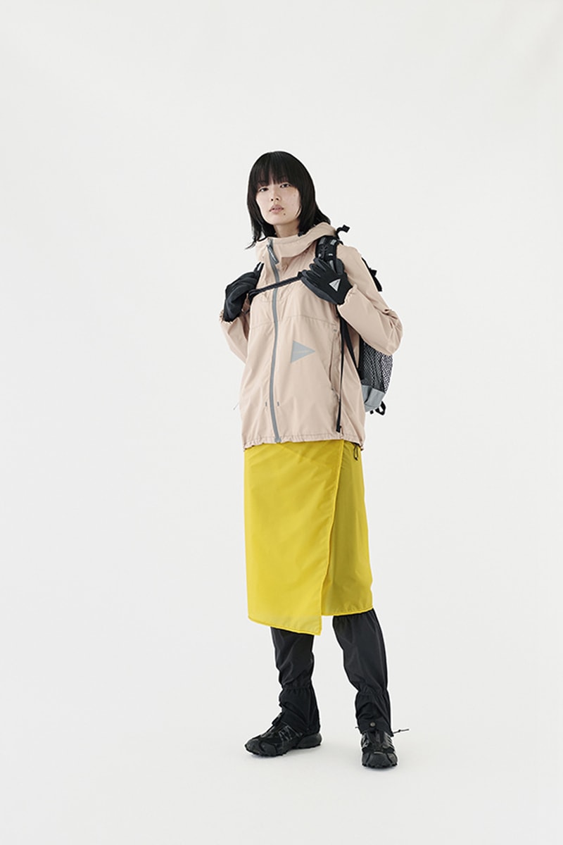 and WANDER Spring Summer 2020 Lookbook collection japanese Keita Ikeuchi Mihoko Mori technical hi tech functional utility progressive breathable waterproof jackets coats windbreakers