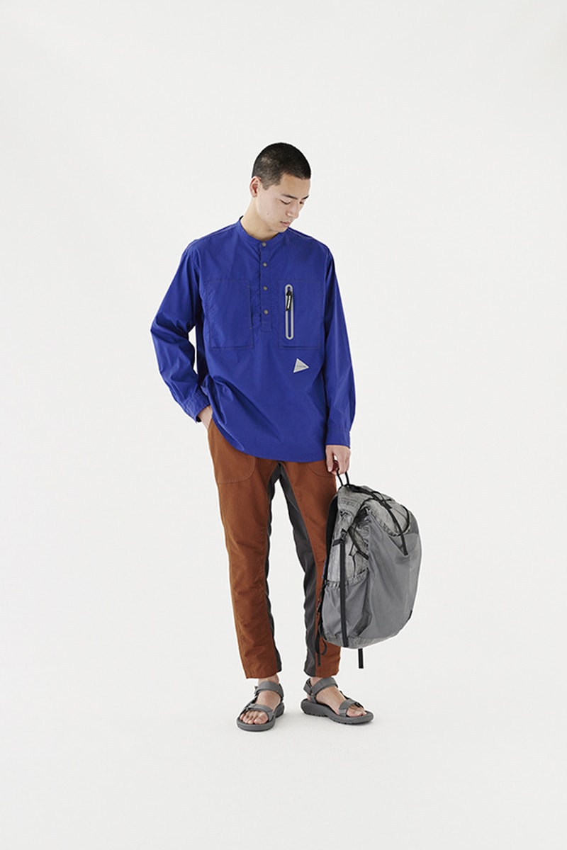 and WANDER Spring Summer 2020 Lookbook collection japanese Keita Ikeuchi Mihoko Mori technical hi tech functional utility progressive breathable waterproof jackets coats windbreakers