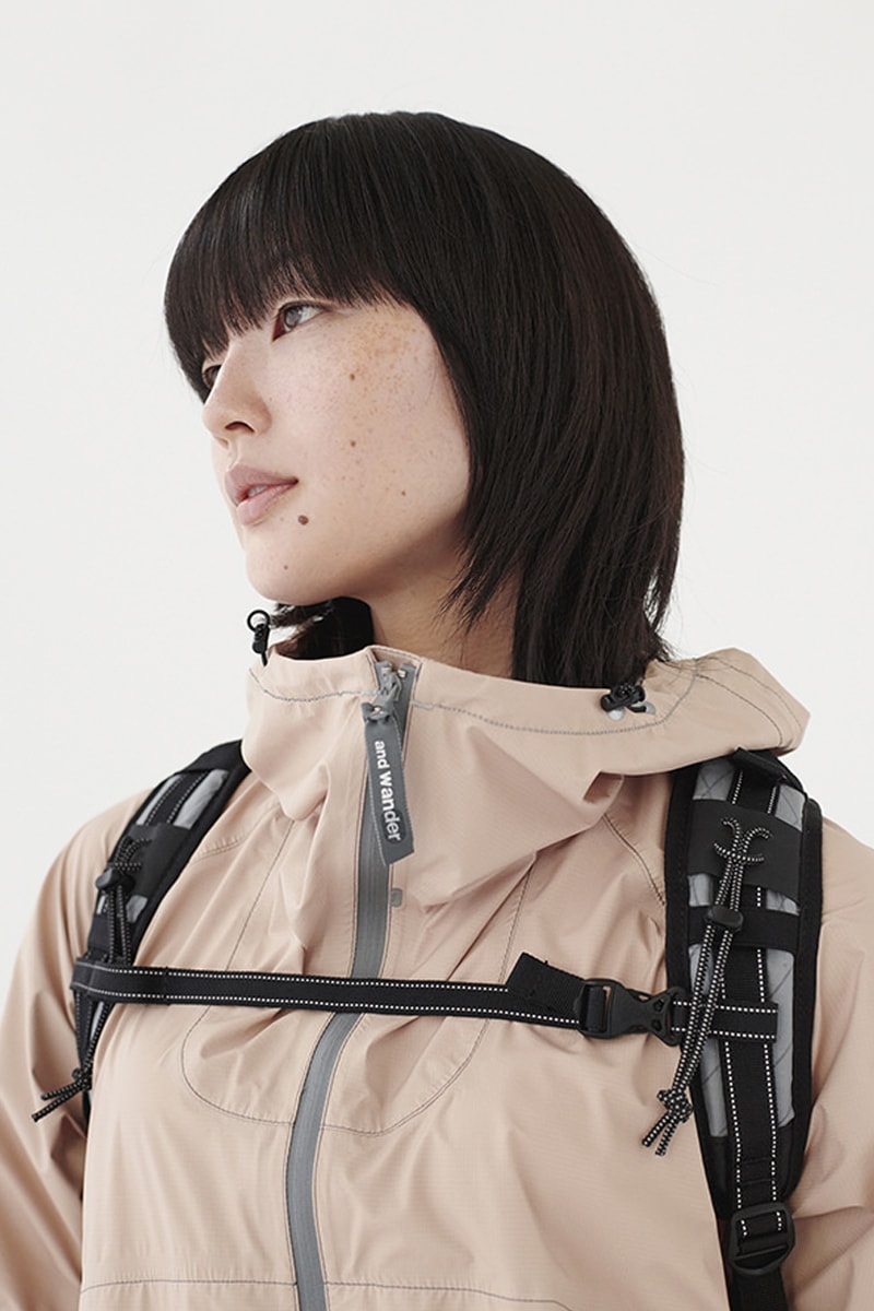 and WANDER Spring Summer 2020 Lookbook collection japanese Keita Ikeuchi Mihoko Mori technical hi tech functional utility progressive breathable waterproof jackets coats windbreakers