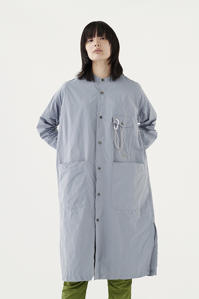 and WANDER Spring Summer 2020 Lookbook collection japanese Keita Ikeuchi Mihoko Mori technical hi tech functional utility progressive breathable waterproof jackets coats windbreakers