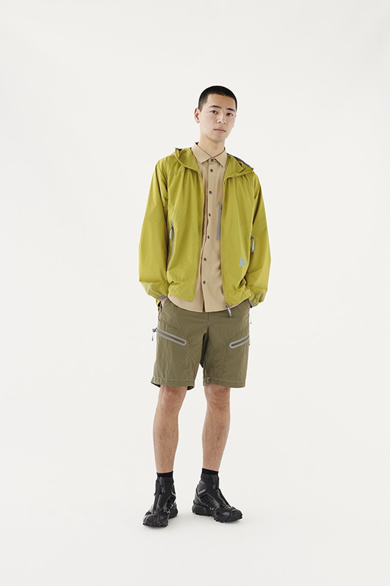 and WANDER Spring Summer 2020 Lookbook collection japanese Keita Ikeuchi Mihoko Mori technical hi tech functional utility progressive breathable waterproof jackets coats windbreakers