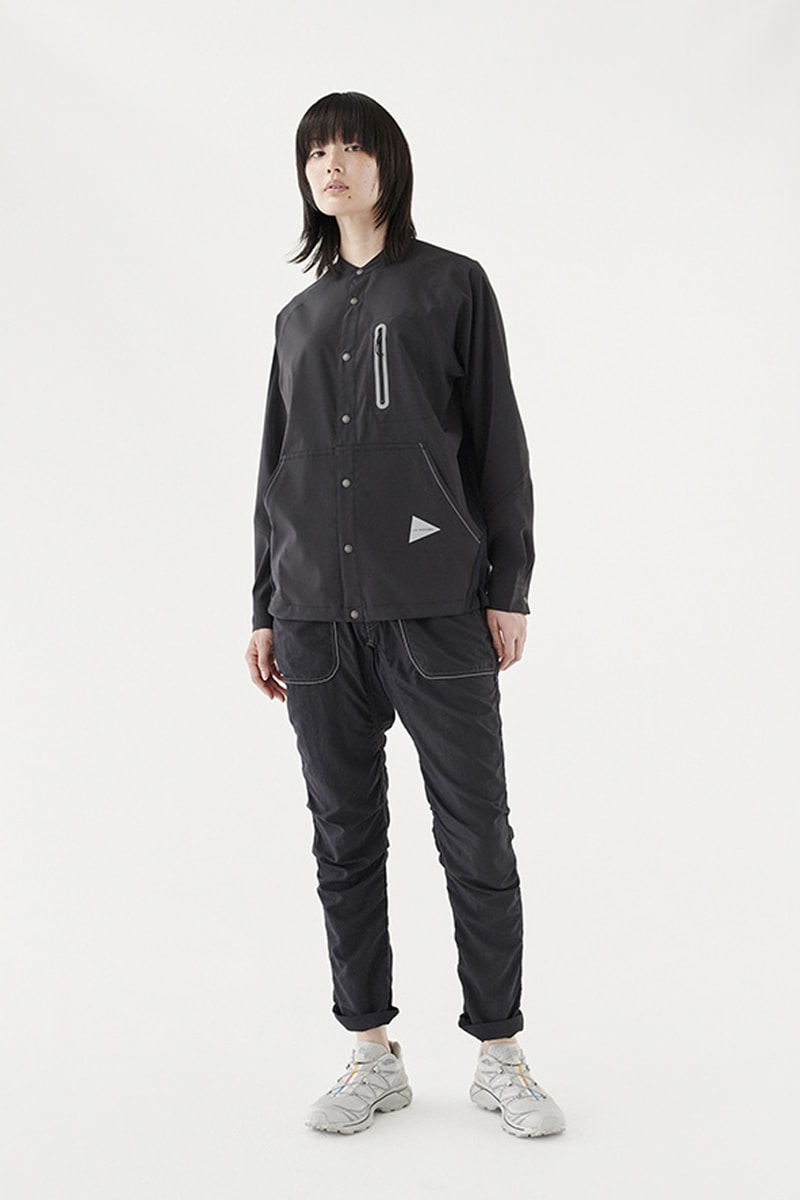 and WANDER Spring Summer 2020 Lookbook collection japanese Keita Ikeuchi Mihoko Mori technical hi tech functional utility progressive breathable waterproof jackets coats windbreakers