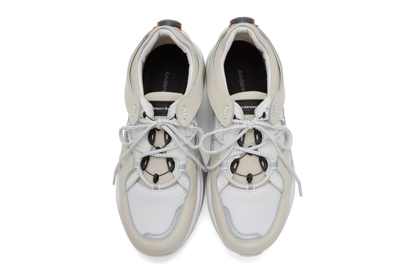 Andersson Bell White Runner Sneakers 201375M237016 Rollkin vibram footwear sneakers kicks trainers runners shoes technical fall winter 2020 collection made in south korea technical