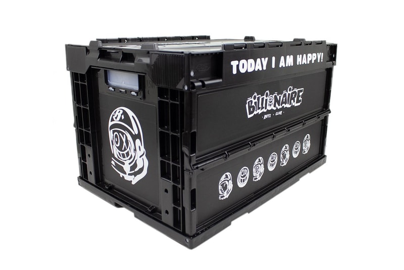 André Saraiva x Billionaire Boys Club Storage Crate 'Mr. A' BBC Cosmonaut Box Design Collaboration Release Information USA Pharrell Williams "Today I Am Happy!"