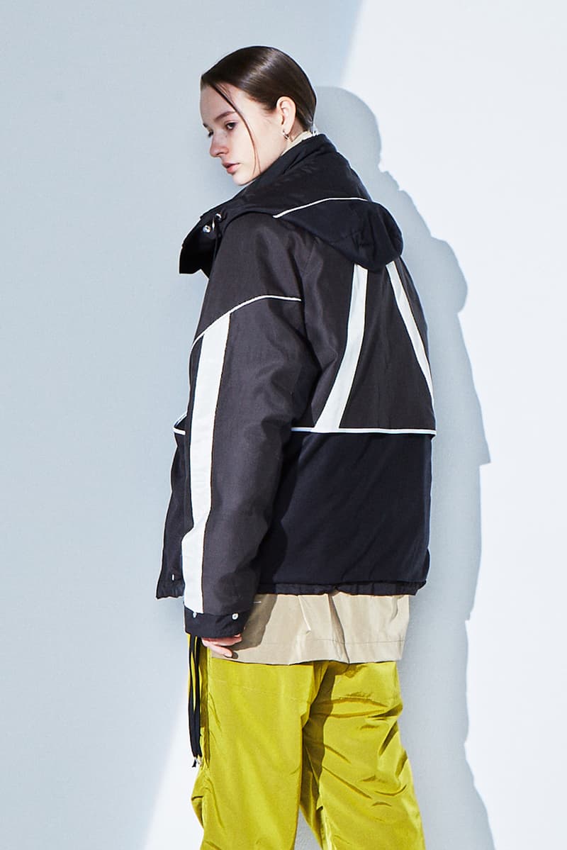 ANEI Fall/Winter 2020 Lookbook Collection Jackets Coats Trousers Blazers Knitwear T-shirts Shirts Black Blue White Gray Brown White Dresses Burnt Orange Scarves Yellow Green Bags