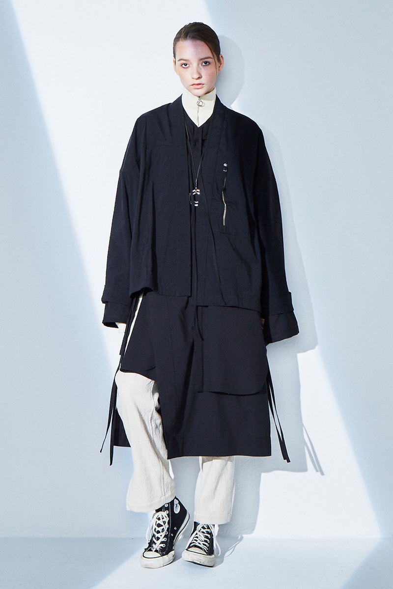 ANEI Fall/Winter 2020 Lookbook Collection Jackets Coats Trousers Blazers Knitwear T-shirts Shirts Black Blue White Gray Brown White Dresses Burnt Orange Scarves Yellow Green Bags