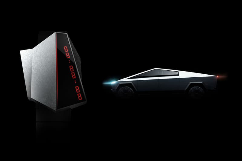 Anicorn Announces Cybertruck Inspired Timepiece elon musk tesla cybertime watch accessory digital interface blade runner futuristic pledge crowdfunding Hong Kong