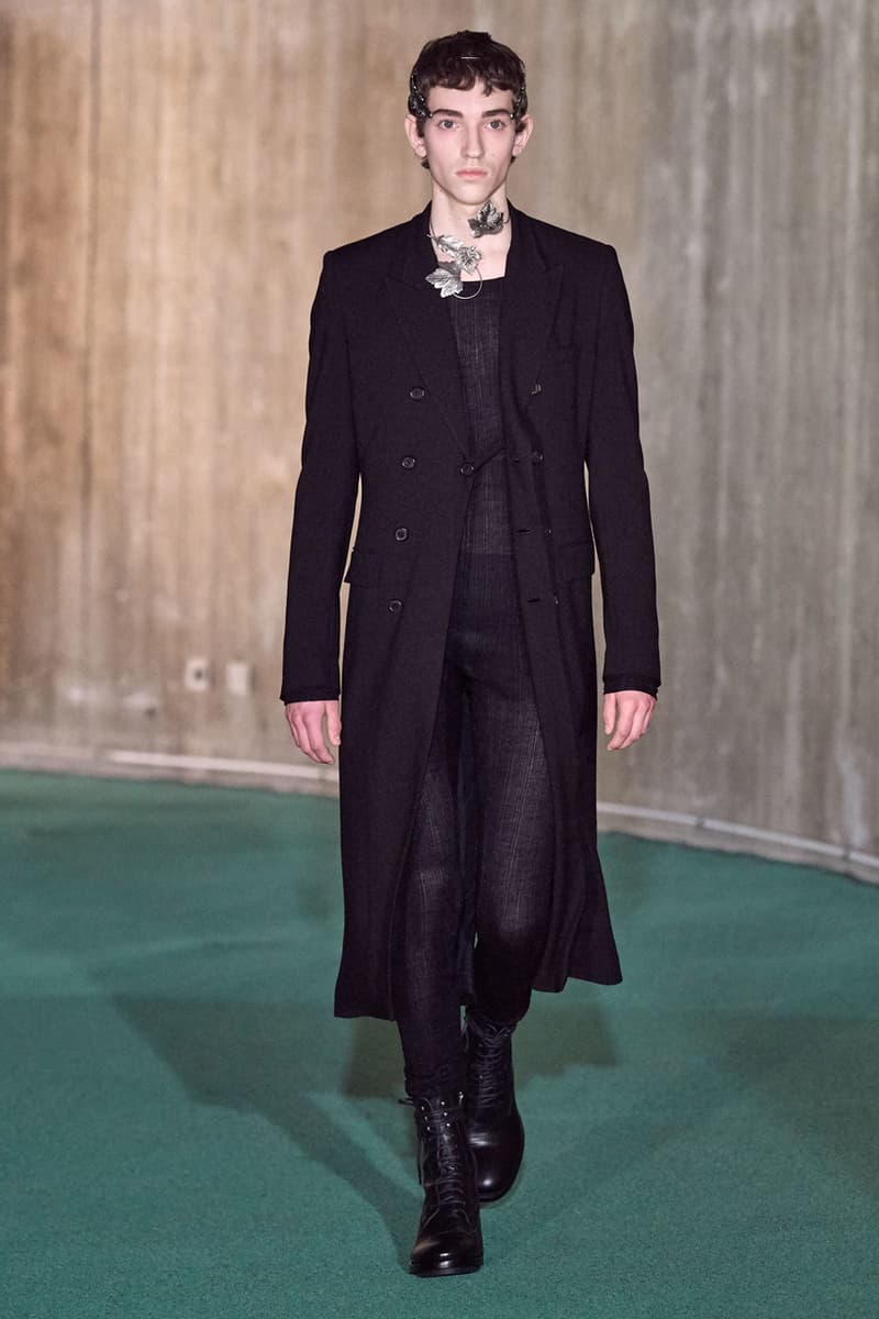 Ann Demeulemeester fall winter 2020 fw20 mens runway show collection paris fashion week