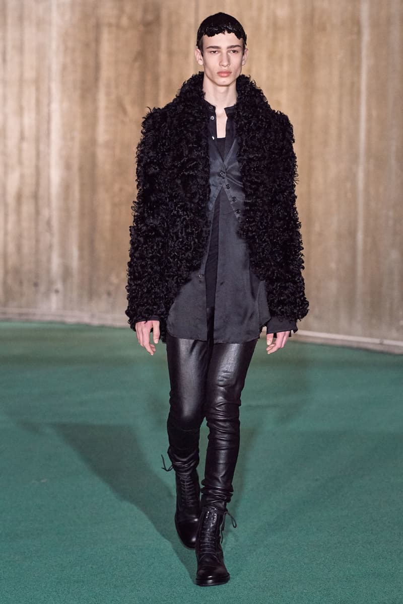 Ann Demeulemeester fall winter 2020 fw20 mens runway show collection paris fashion week