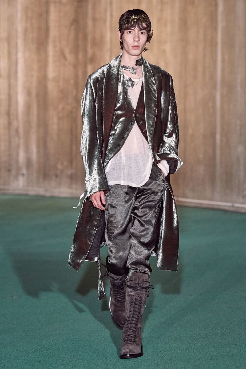 Ann Demeulemeester fall winter 2020 fw20 mens runway show collection paris fashion week