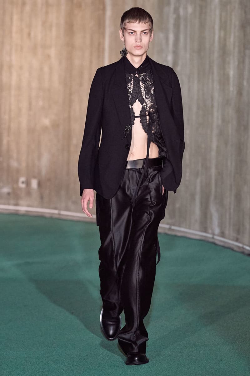 Ann Demeulemeester fall winter 2020 fw20 mens runway show collection paris fashion week