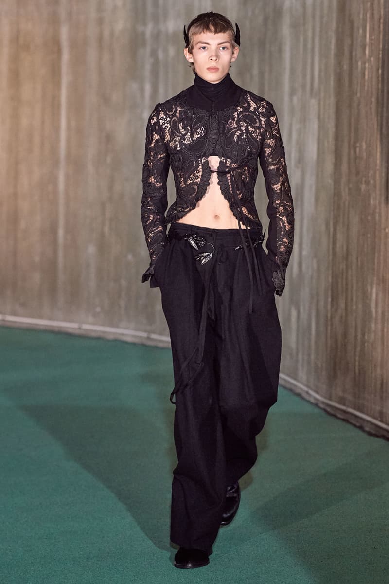 Ann Demeulemeester fall winter 2020 fw20 mens runway show collection paris fashion week