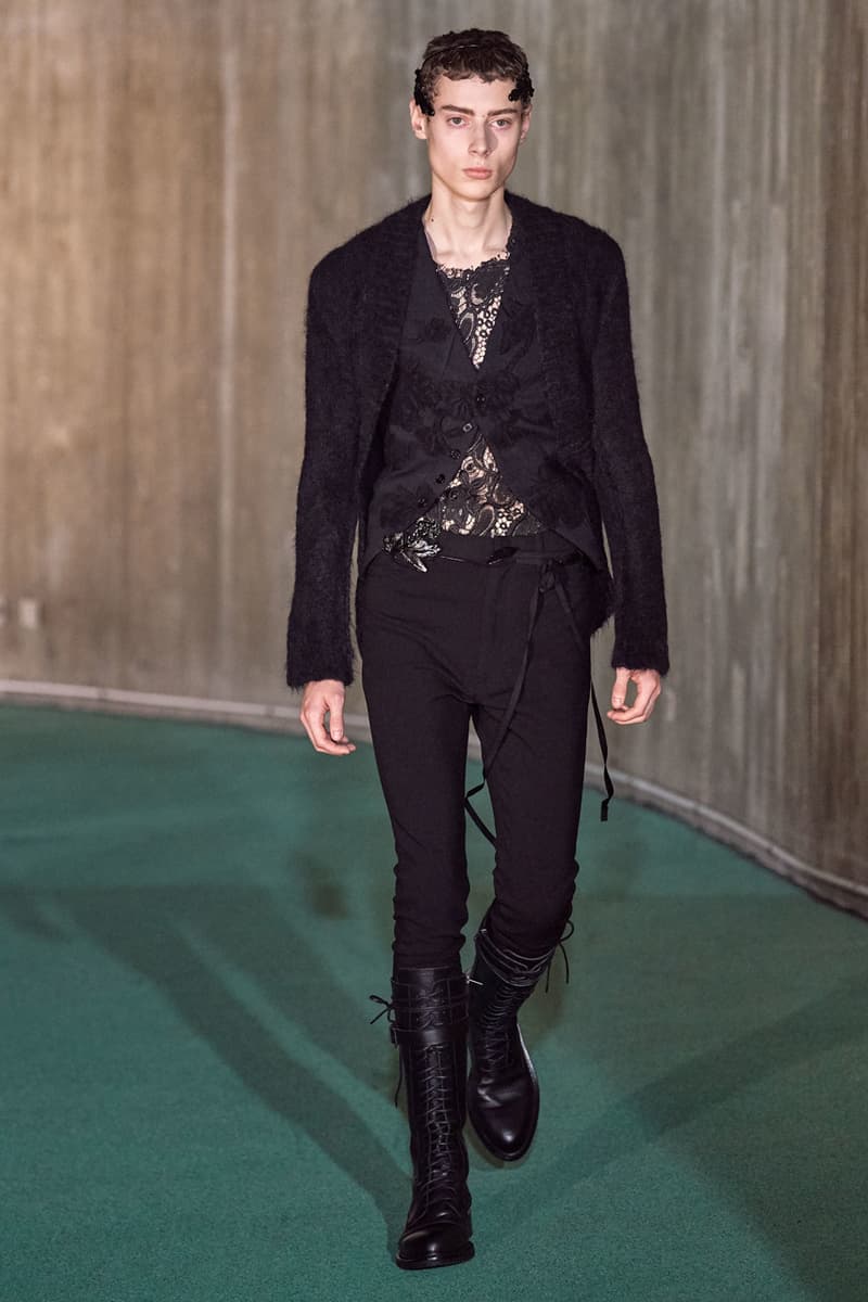 Ann Demeulemeester fall winter 2020 fw20 mens runway show collection paris fashion week