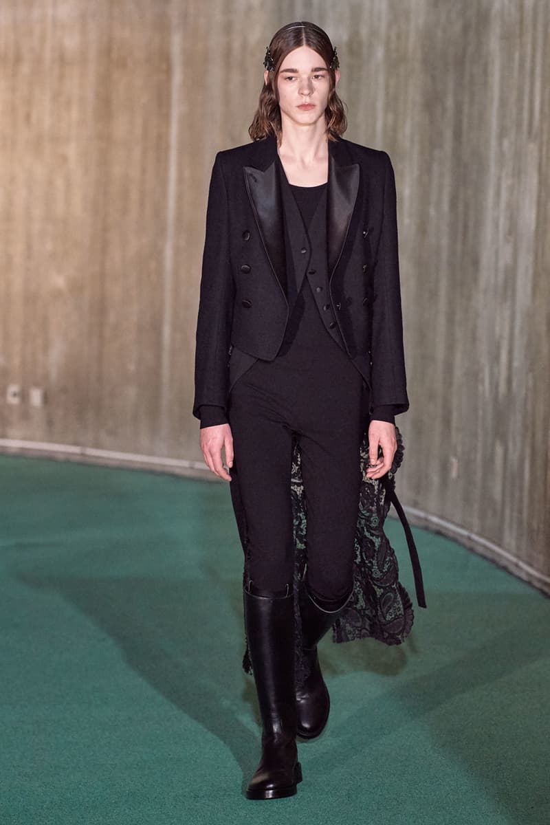 Ann Demeulemeester fall winter 2020 fw20 mens runway show collection paris fashion week