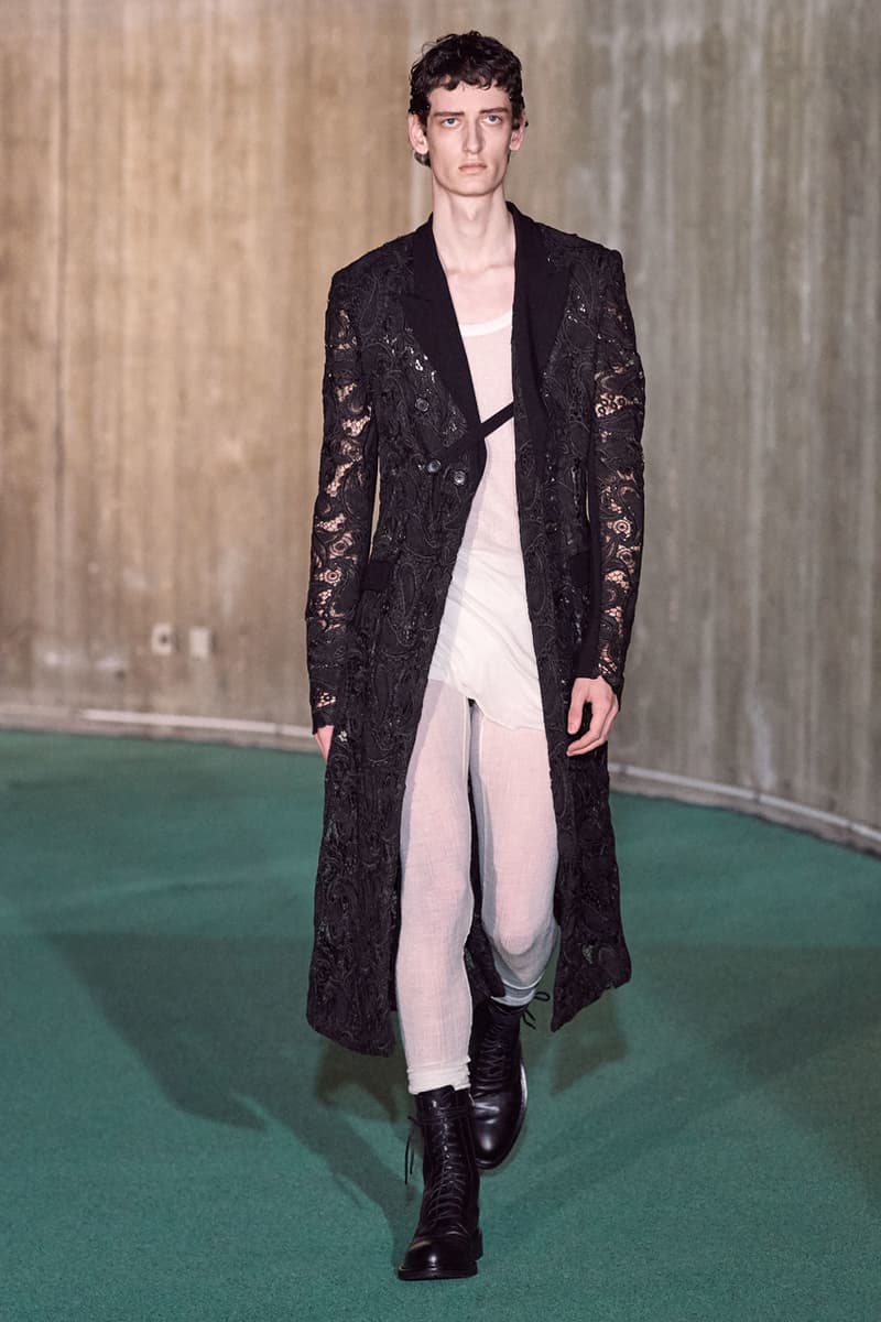 Ann Demeulemeester fall winter 2020 fw20 mens runway show collection paris fashion week