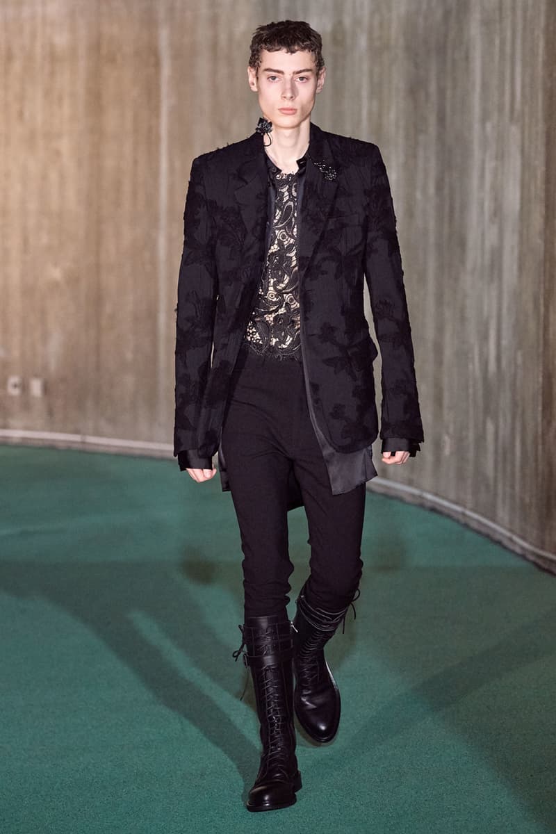 Ann Demeulemeester fall winter 2020 fw20 mens runway show collection paris fashion week