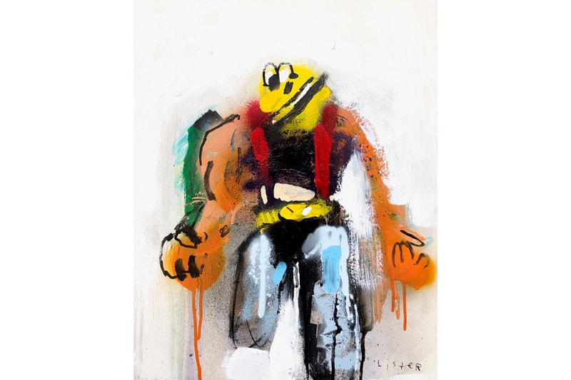 Anthony Lister & Brian Leo Exhibition Megumi Ogita Gallery Oil Paintings "Rude Words" Superheroes Superman Batman Spiderman 