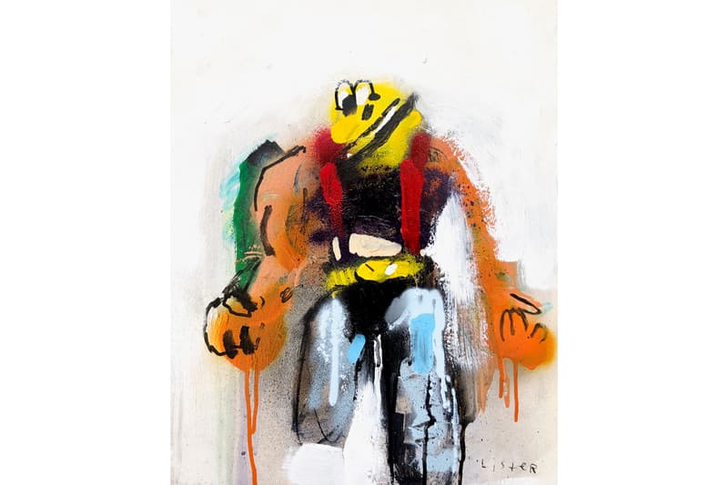 Anthony Lister & Brian Leo Exhibition Megumi Ogita Gallery Oil Paintings "Rude Words" Superheroes Superman Batman Spiderman